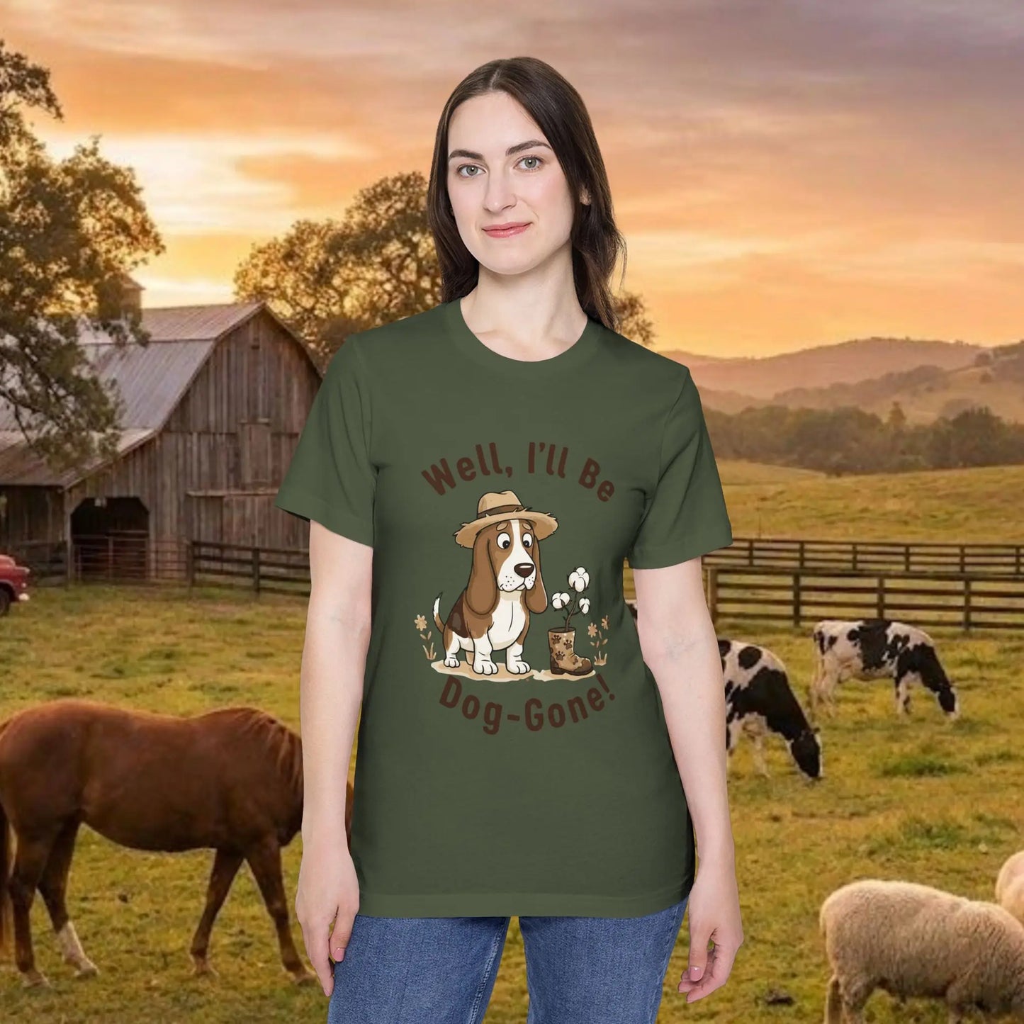 Little Miss Dog Gone Southern Sass Tee
