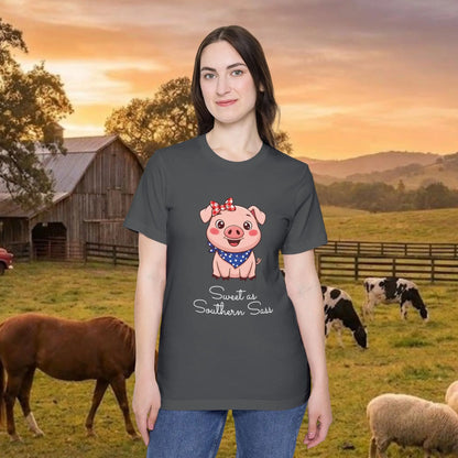 Little Miss Southern Sass Pig Tee