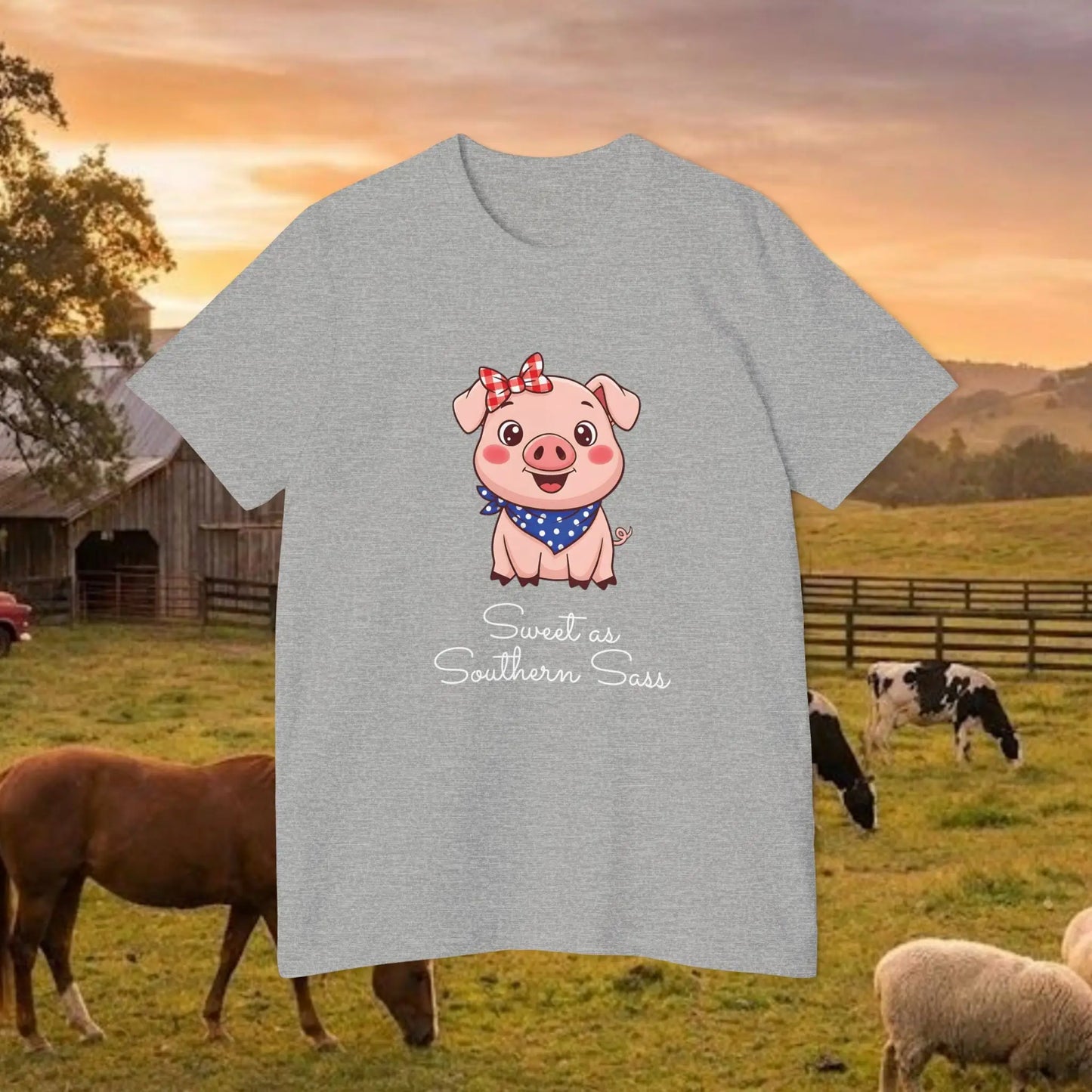Little Miss Southern Sass Pig Tee
