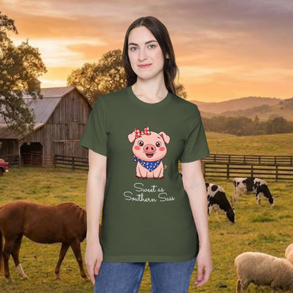 Little Miss Southern Sass Pig Tee