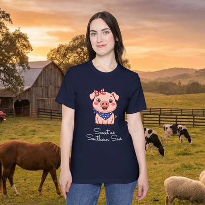 Little Miss Southern Sass Pig Tee