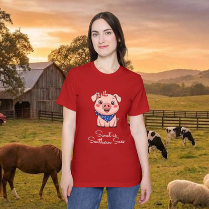 Little Miss Southern Sass Pig Tee