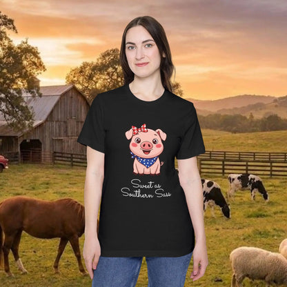 Little Miss Southern Sass Pig Tee