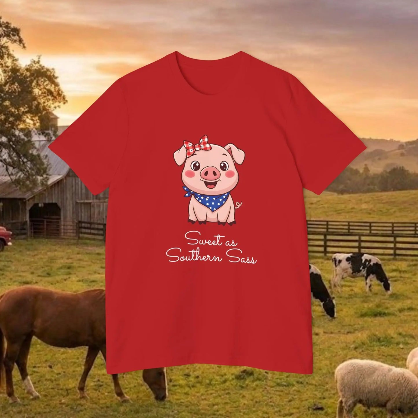 Little Miss Southern Sass Pig Tee