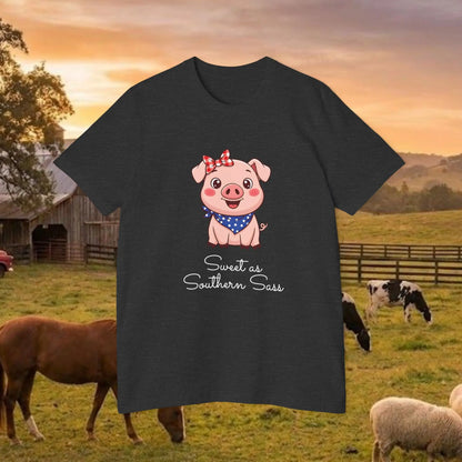 Little Miss Southern Sass Pig Tee
