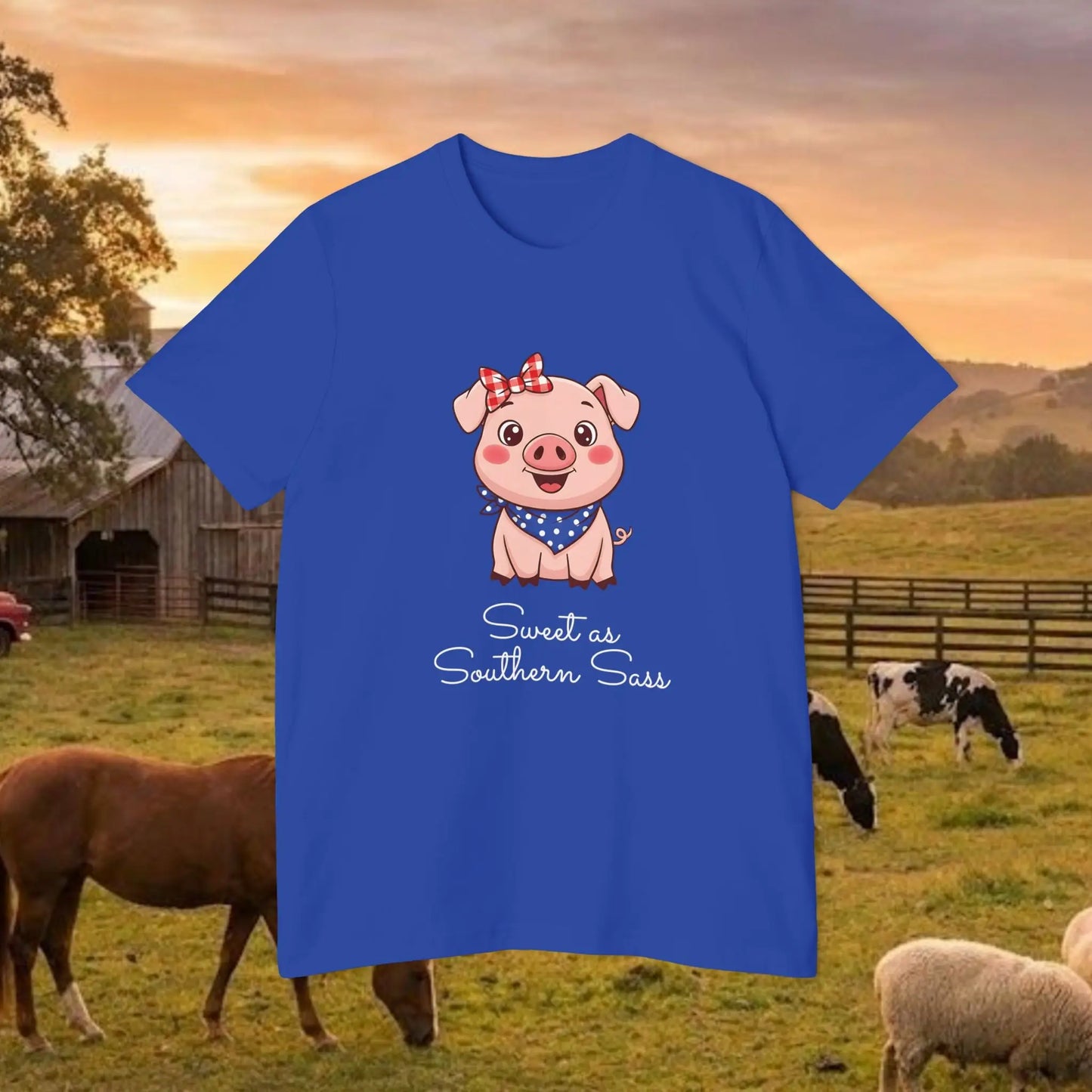Little Miss Southern Sass Pig Tee
