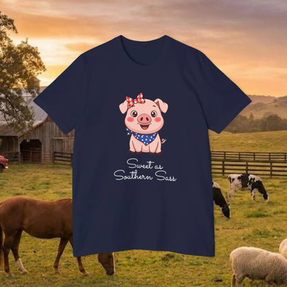 Little Miss Southern Sass Pig Tee