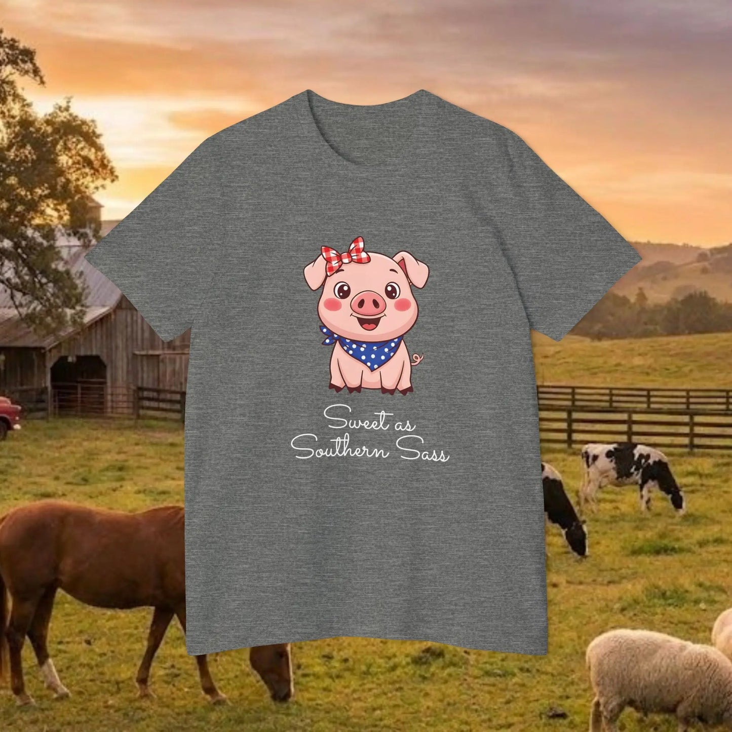Little Miss Southern Sass Pig Tee
