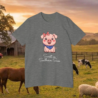 Little Miss Southern Sass Pig Tee