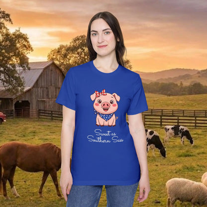 Little Miss Southern Sass Pig Tee