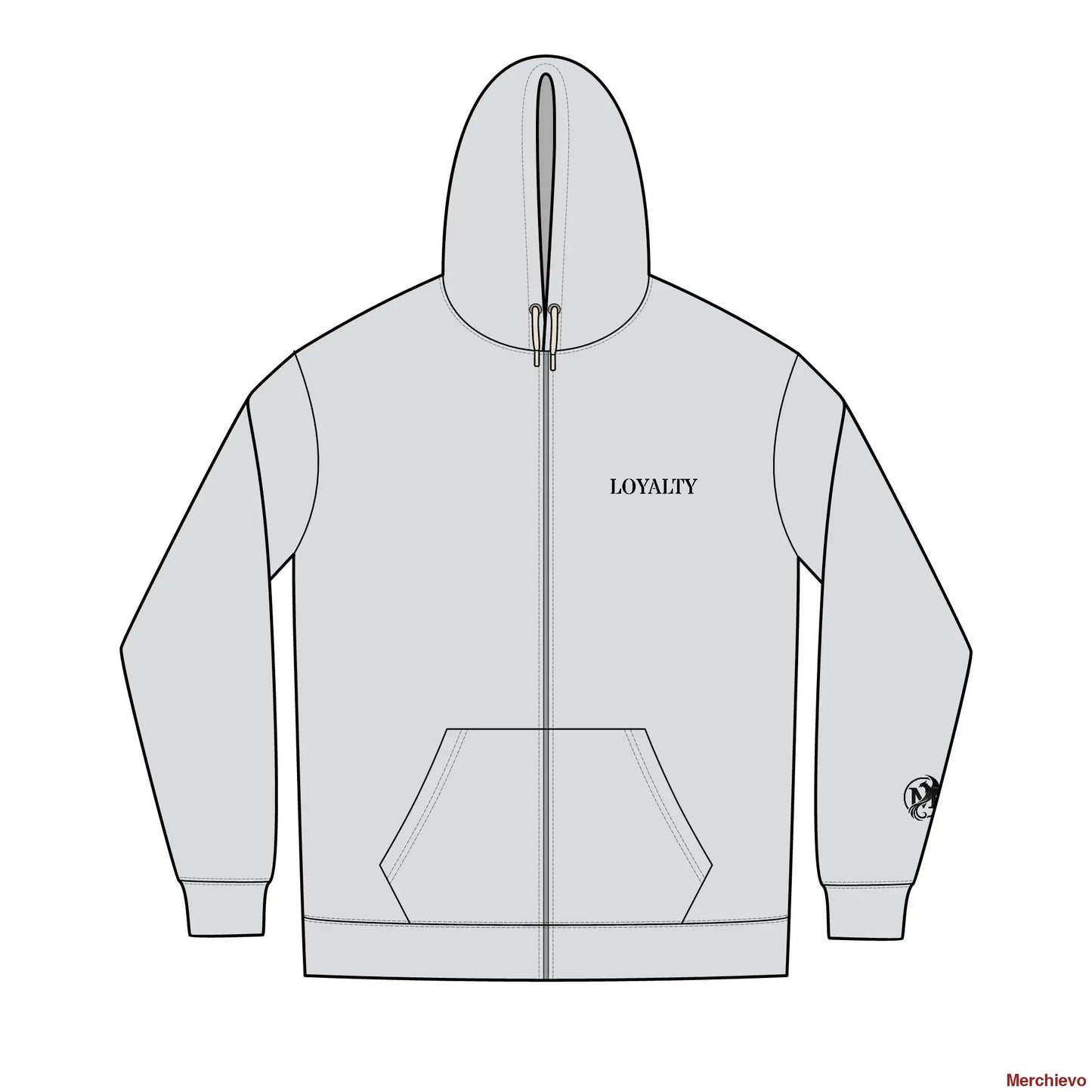 American Pride Loyalty Full-Zip Hoodie XS / Ash Hoodie