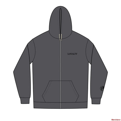 American Pride Loyalty Full-Zip Hoodie XS / Charcoal Heather Hoodie