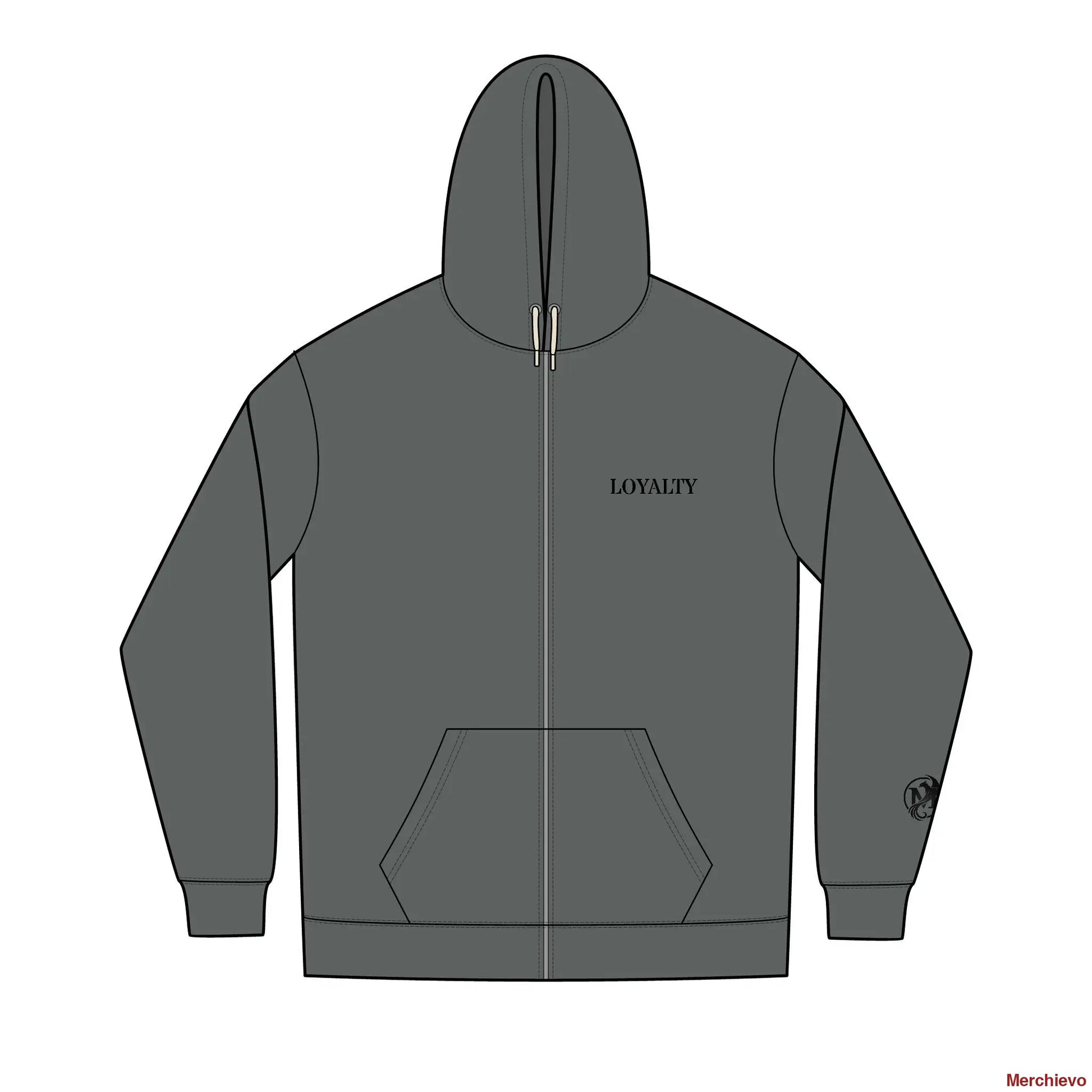 American Pride Loyalty Full-Zip Hoodie XS / Deep Grey Heather Hoodie