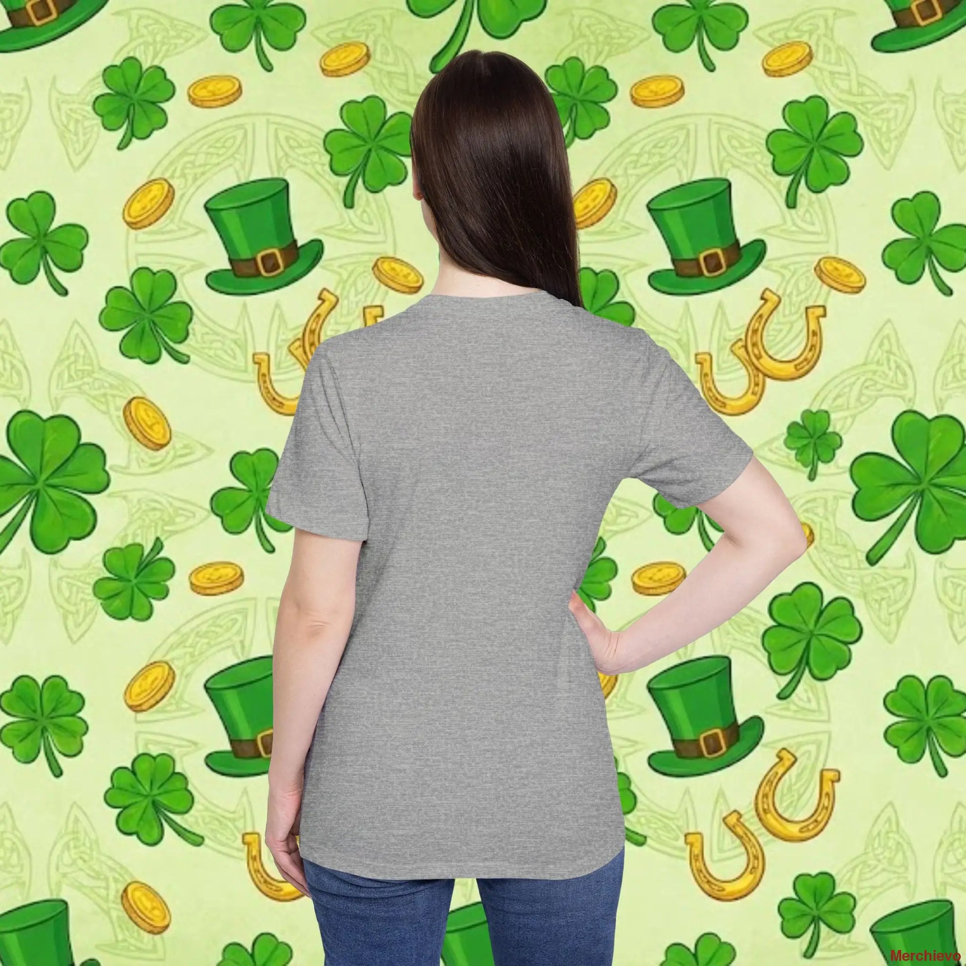 Luck of the Irish Shamrock T-Shirt | Vintage St. Patrick’s Day Graphic Tee T-Shirt