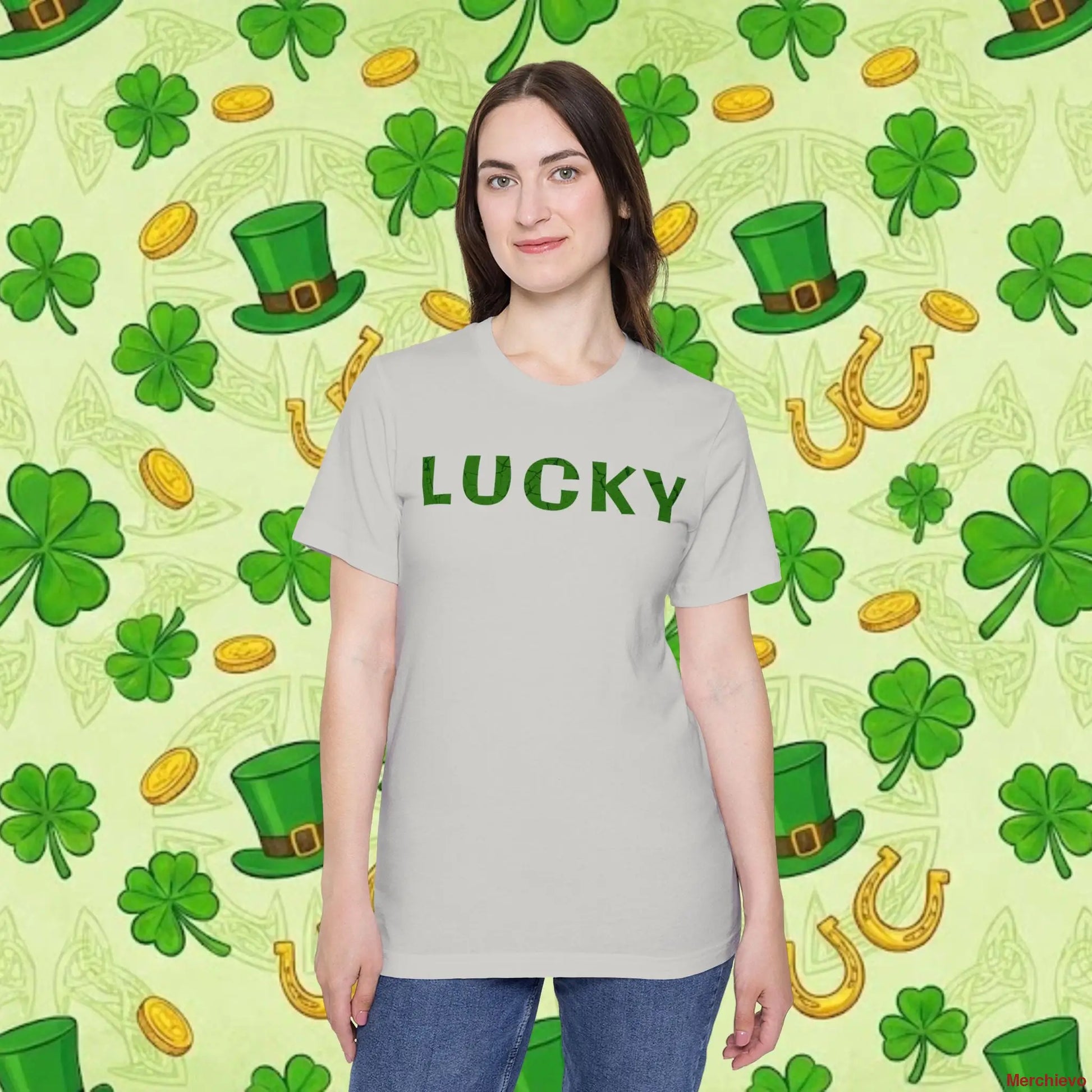 Lucky Irish Shamrock T-Shirt | Vintage St. Patrick’s Day Graphic Tee T-Shirt