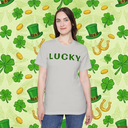 Lucky Irish Shamrock T-Shirt | Vintage St. Patrick’s Day Graphic Tee T-Shirt