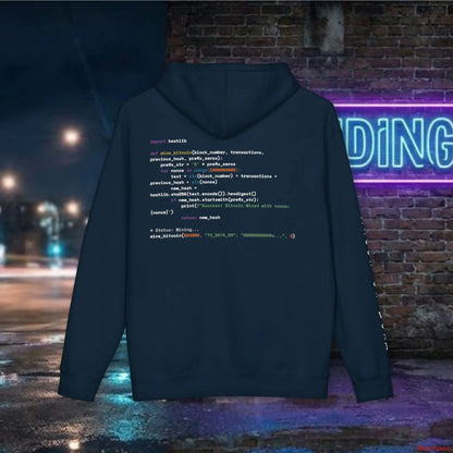 Mining My Own Business Bitcoin Developer Code Hoodie | Dark Edition Hoodie