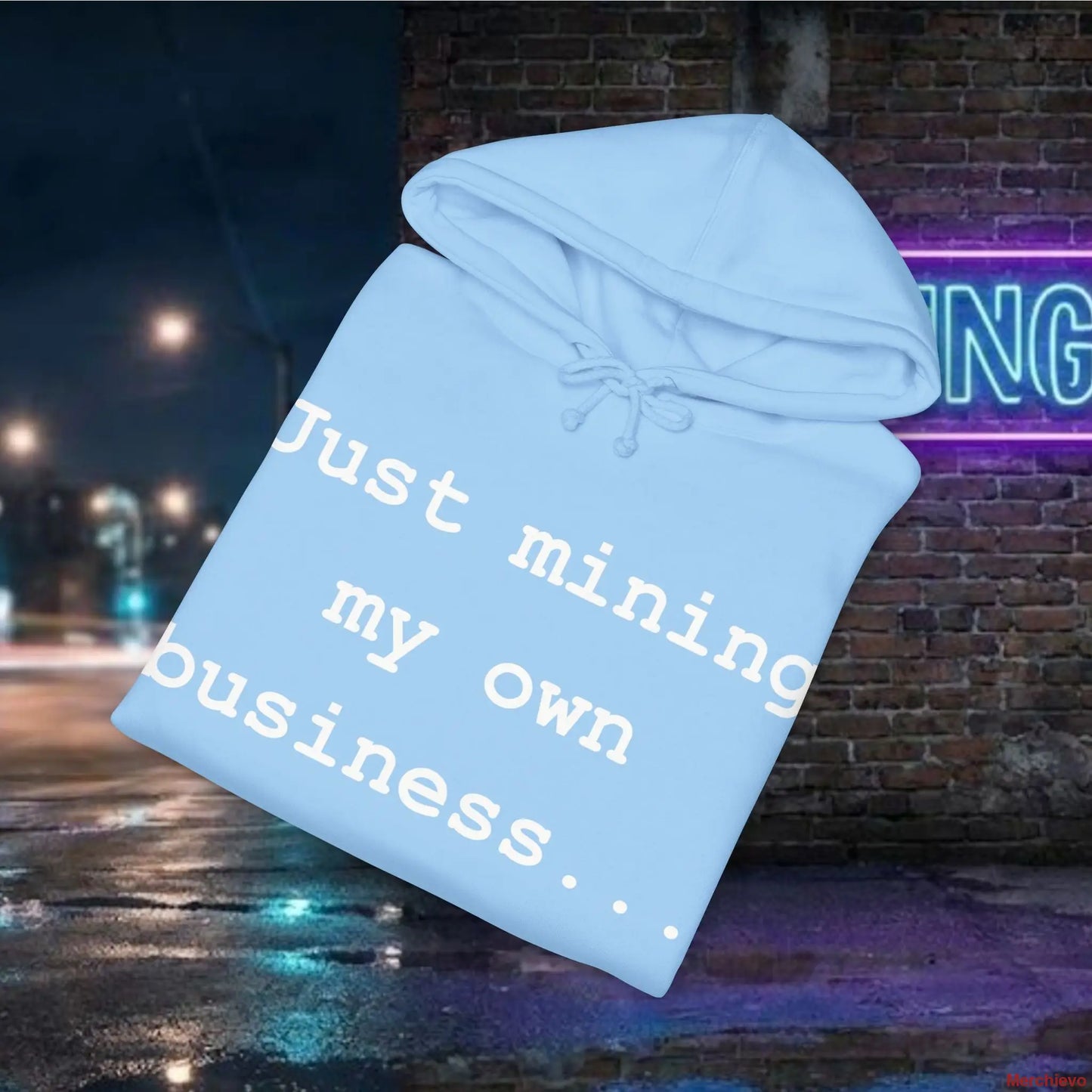 Mining My Own Business Bitcoin Developer Code Hoodie | Dark Edition Hoodie