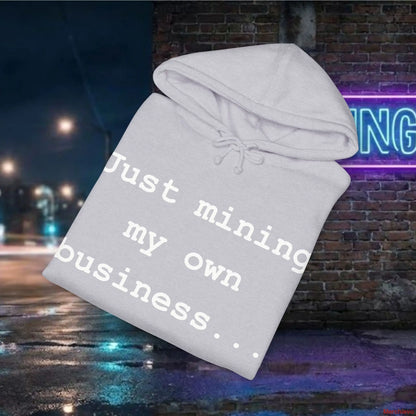 Mining My Own Business Bitcoin Developer Code Hoodie | Dark Edition Hoodie