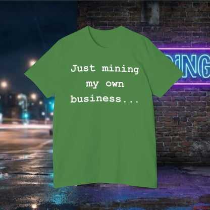 Mining My Own Business Python Code Tee | Dark Edition Leaf / L T-Shirt