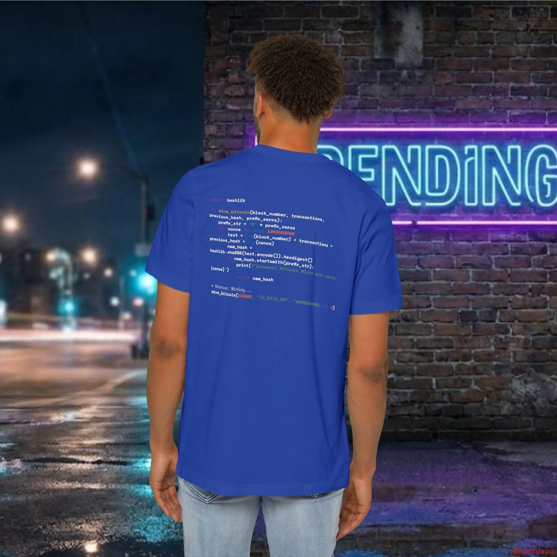 Mining My Own Business Python Code Tee | Dark Edition T-Shirt