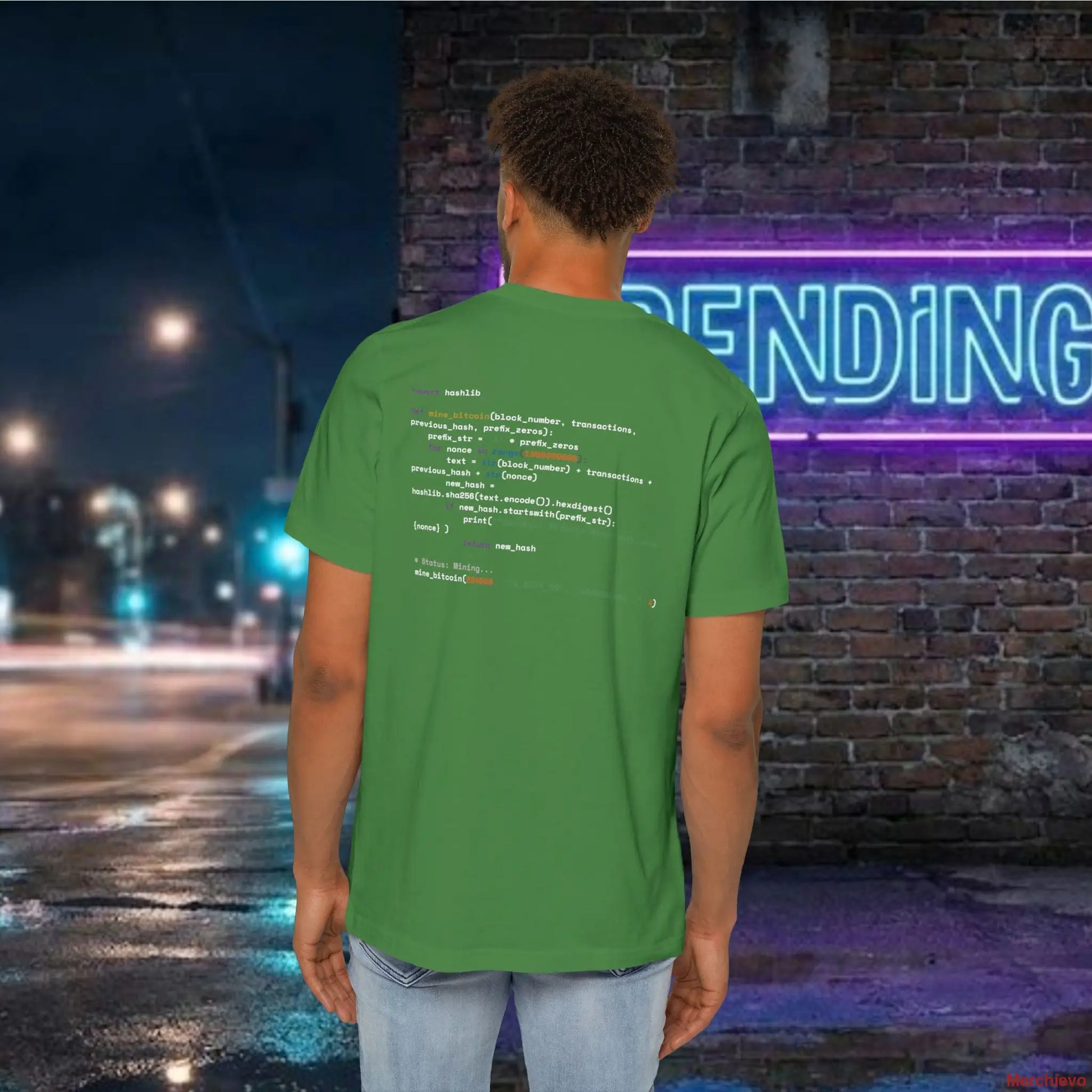 Mining My Own Business Python Code Tee | Dark Edition T-Shirt