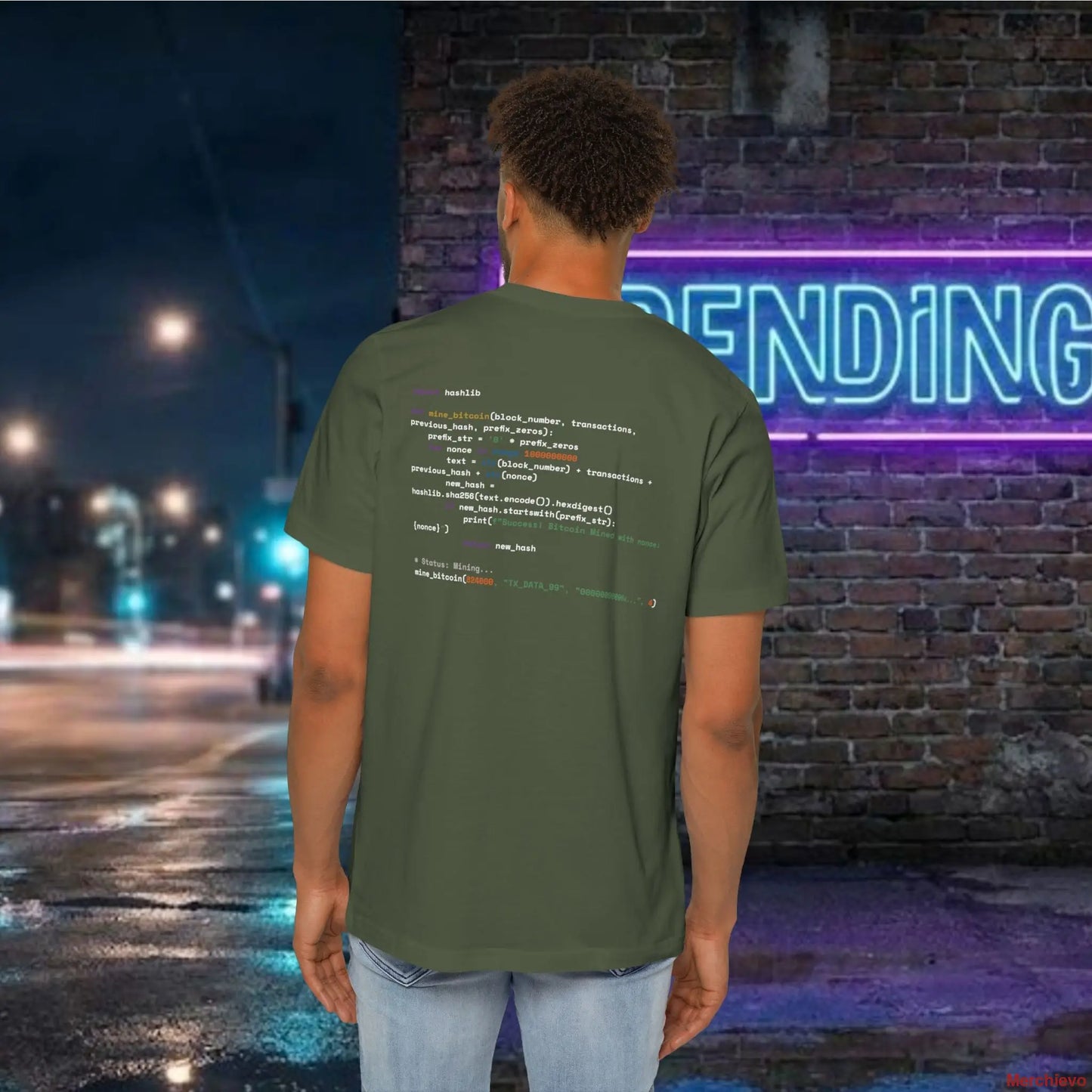 Mining My Own Business Python Code Tee | Dark Edition T-Shirt
