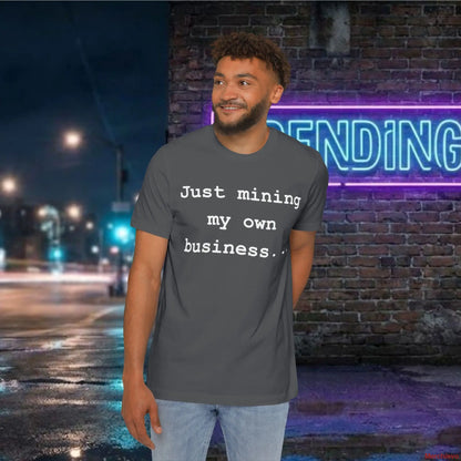 Mining My Own Business Python Code Tee | Dark Edition T-Shirt