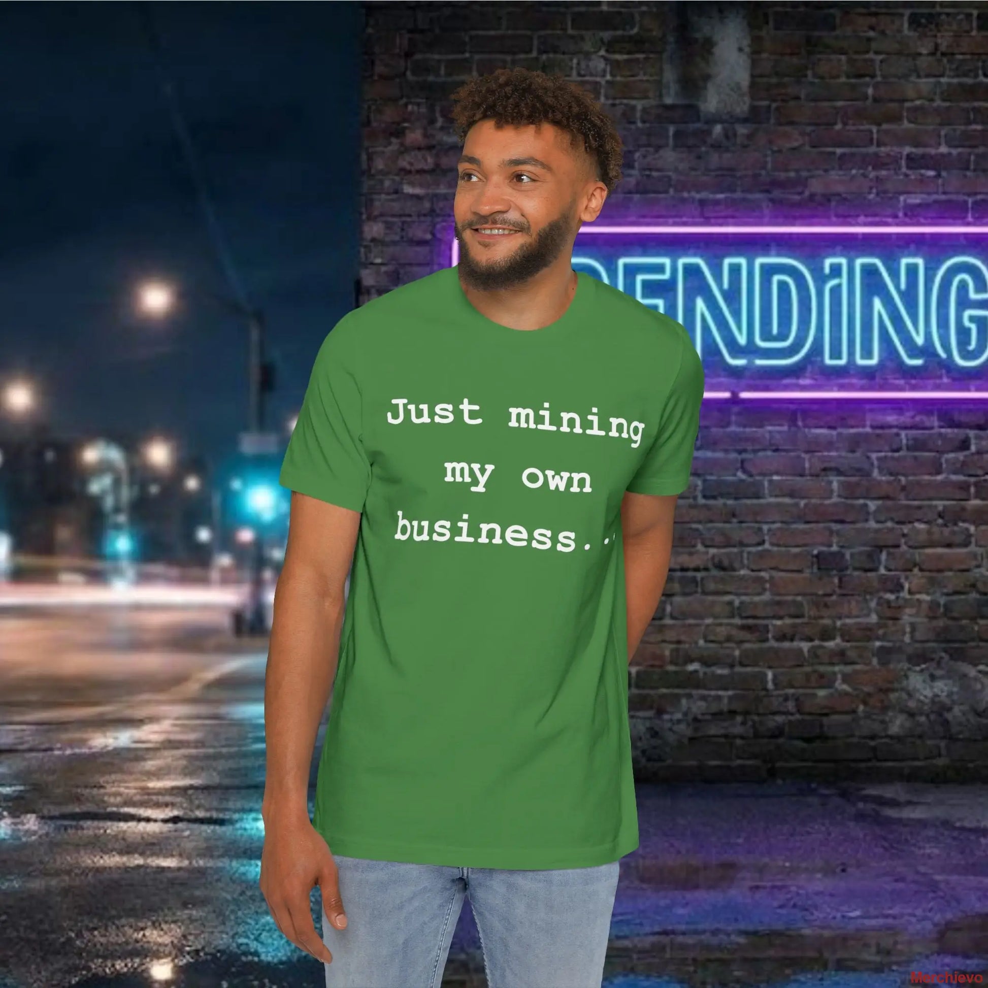 Mining My Own Business Python Code Tee | Dark Edition T-Shirt
