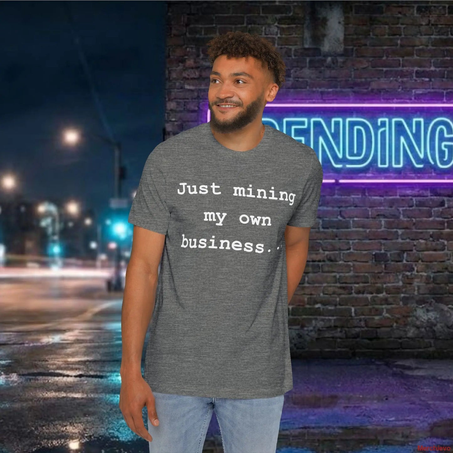 Mining My Own Business Python Code Tee | Dark Edition T-Shirt