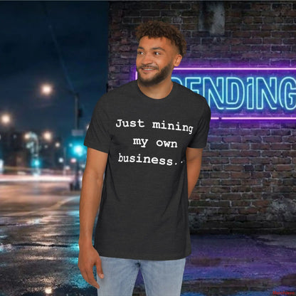 Mining My Own Business Python Code Tee | Dark Edition T-Shirt