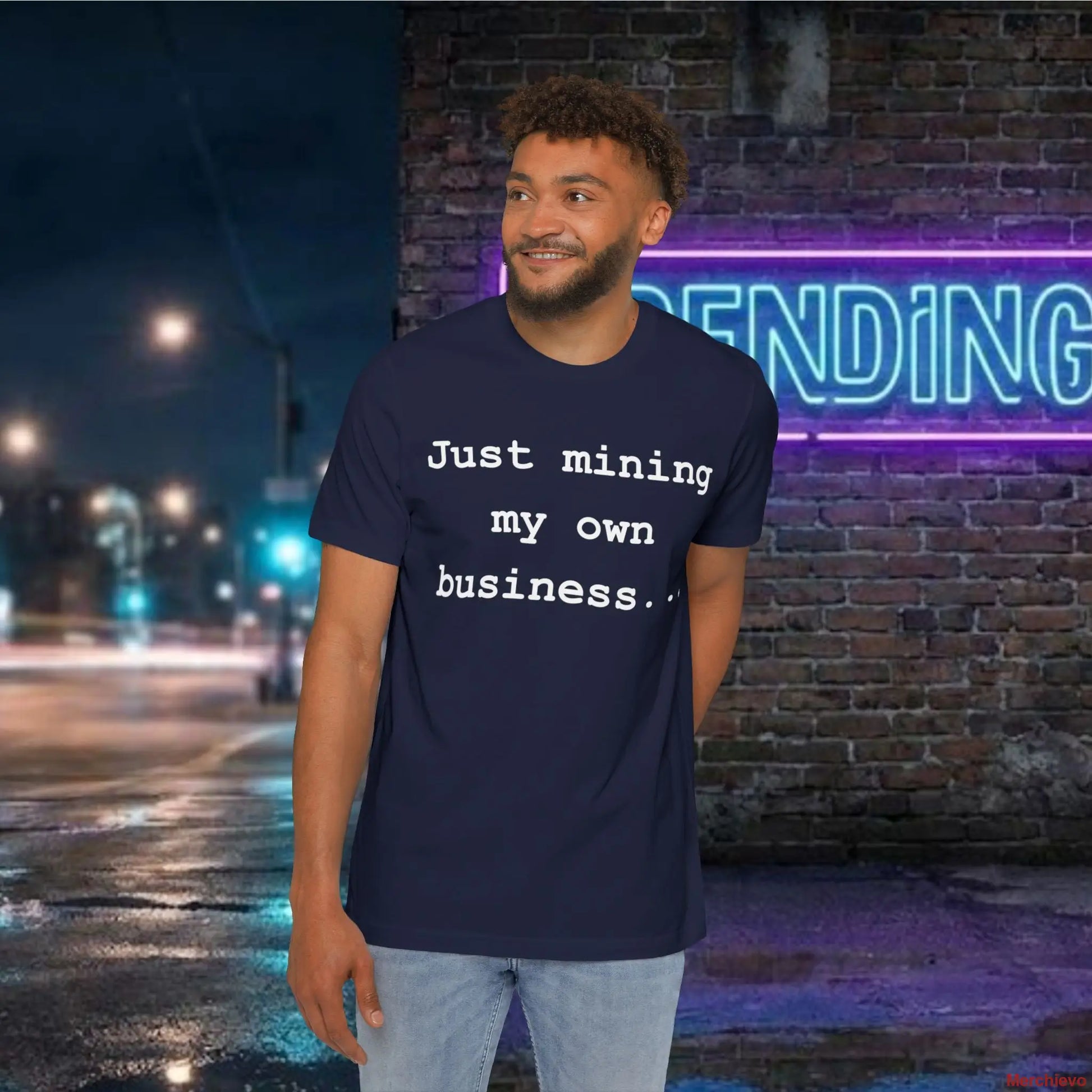 Mining My Own Business Python Code Tee | Dark Edition T-Shirt