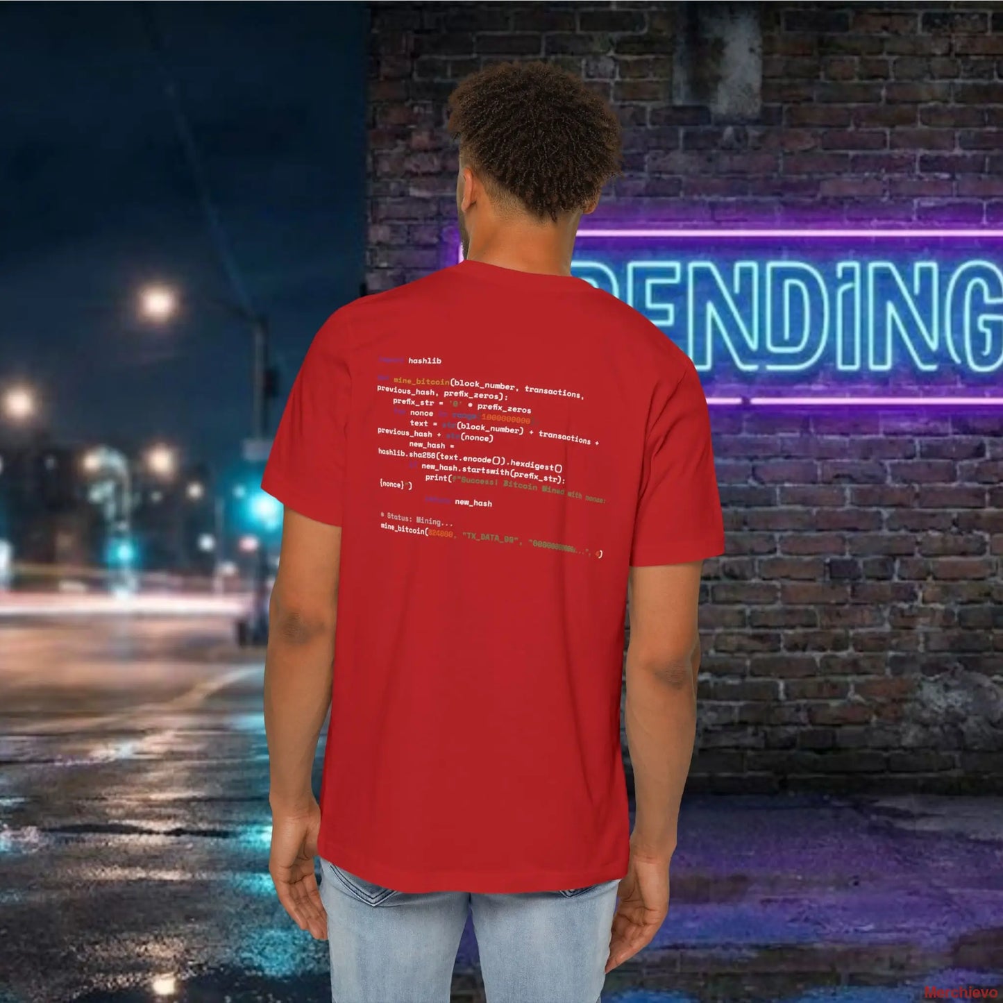 Mining My Own Business Python Code Tee | Dark Edition T-Shirt