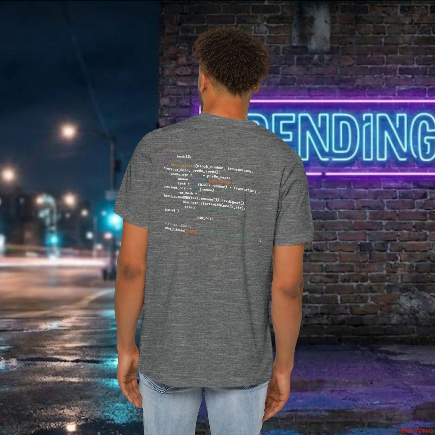 Mining My Own Business Python Code Tee | Dark Edition T-Shirt