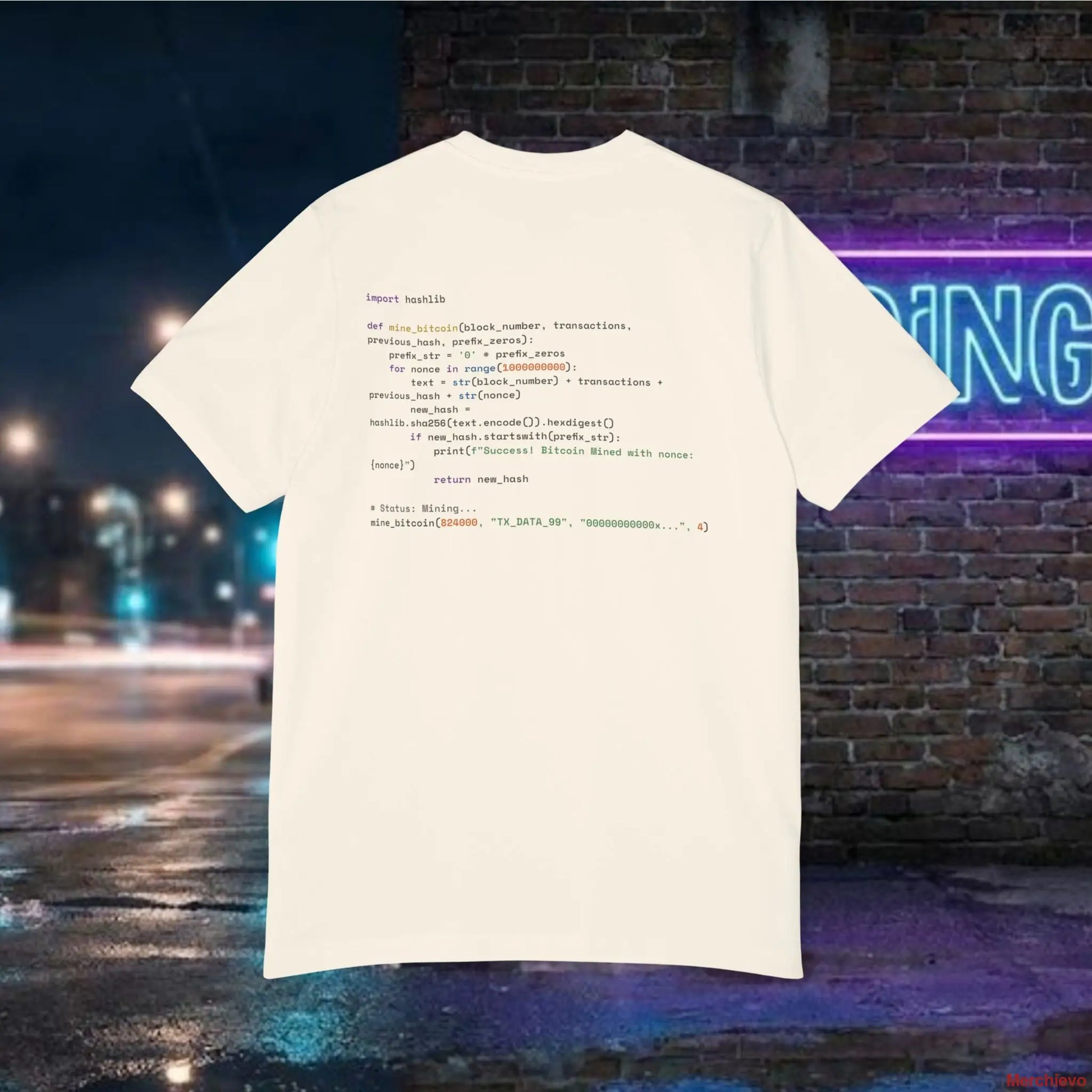 Mining My Own Business T-Shirt | Bitcoin Developer Code Tee | Funny Crypto Mining & Coder Shirt T-Shirt