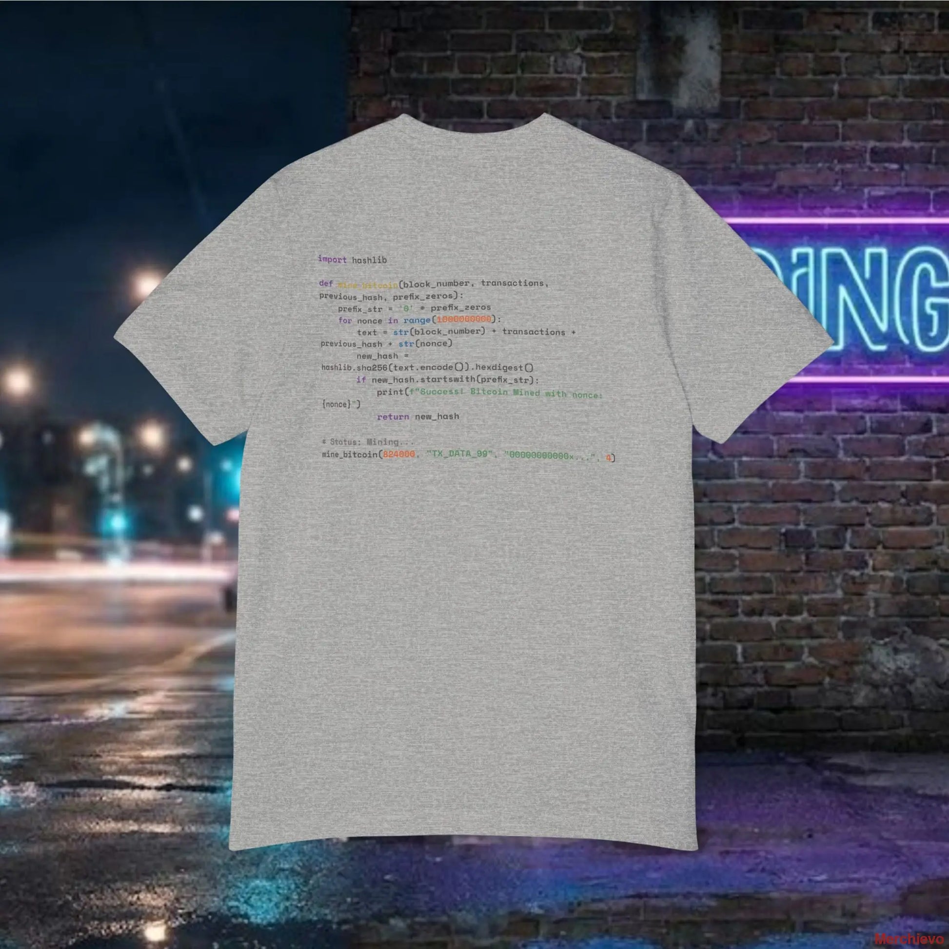 Mining My Own Business T-Shirt | Bitcoin Developer Code Tee | Funny Crypto Mining & Coder Shirt T-Shirt