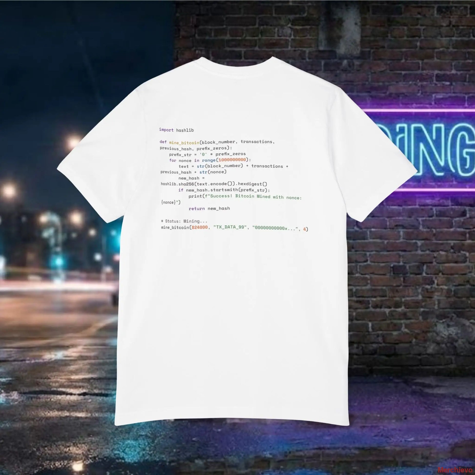Mining My Own Business T-Shirt | Bitcoin Developer Code Tee | Funny Crypto Mining & Coder Shirt T-Shirt