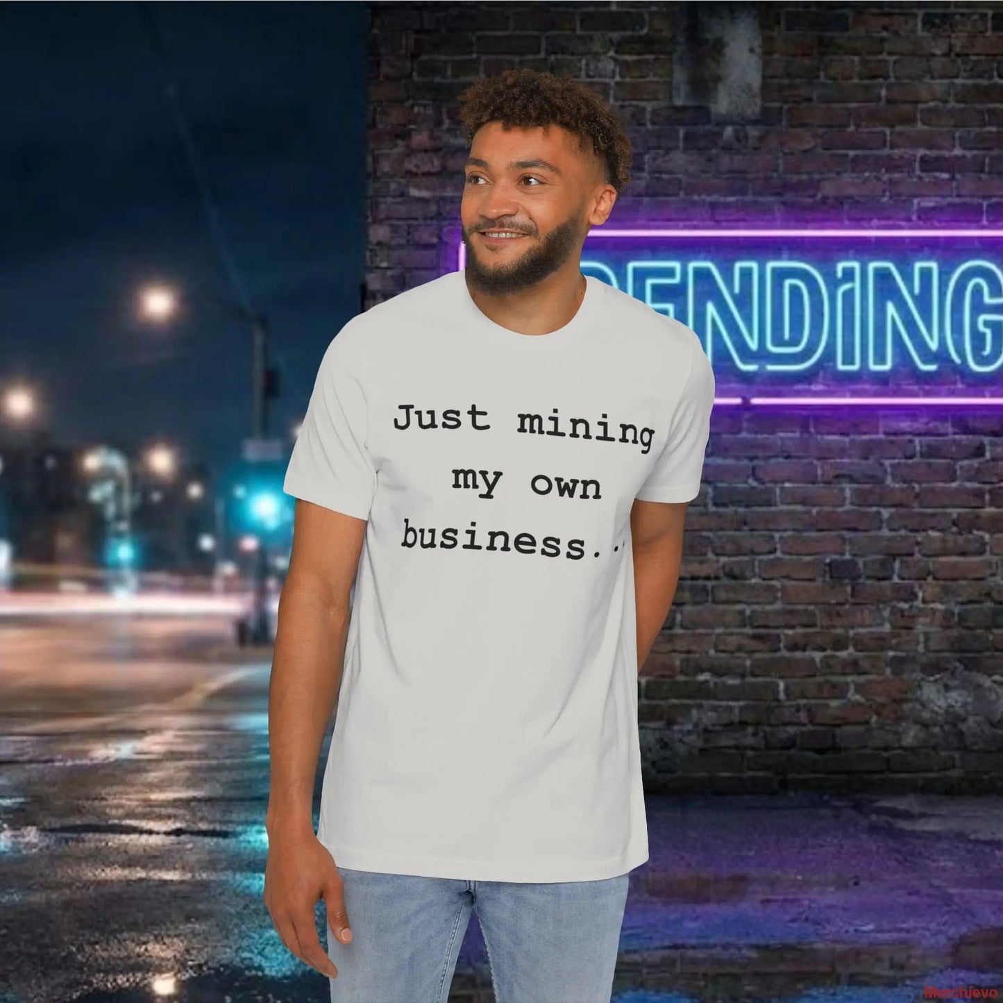 Mining My Own Business T-Shirt | Bitcoin Developer Code Tee | Funny Crypto Mining & Coder Shirt T-Shirt