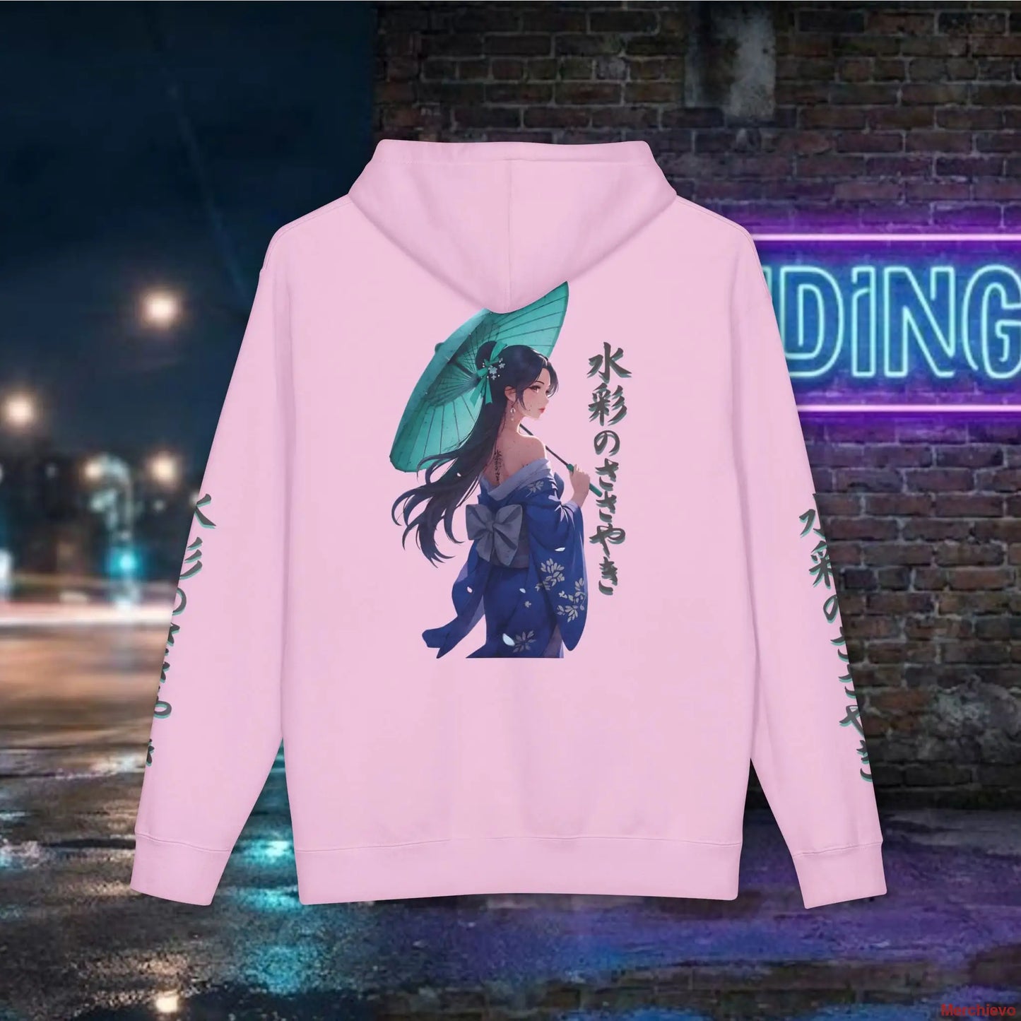 Neo-Tokyo Kimono Hoodie — Urban Techwear Aesthetic Hoodie