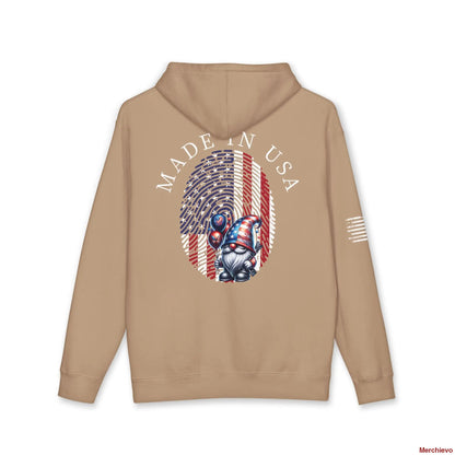 Patriot American Woman Hoodie | Patriotic Graphic Pullover Hoodie Hoodie