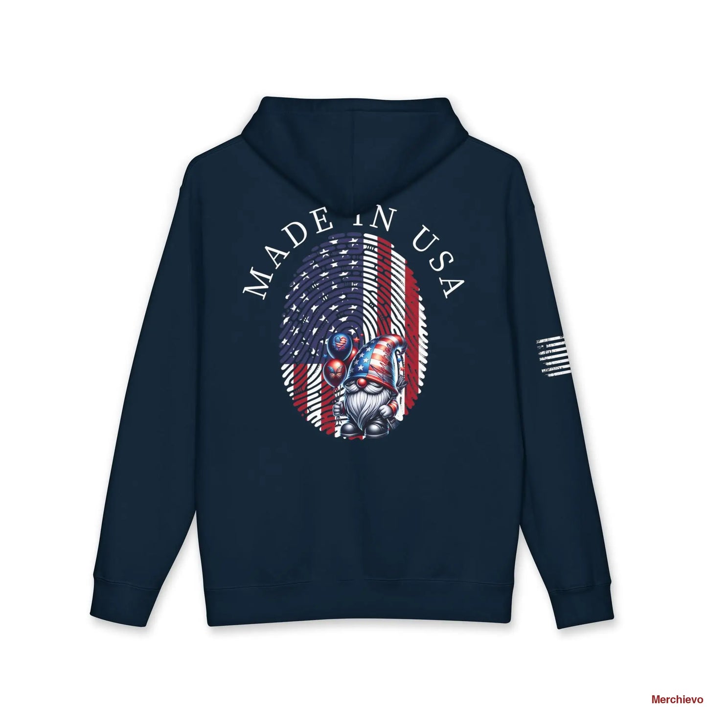 Patriot American Woman Hoodie | Patriotic Graphic Pullover Hoodie Hoodie