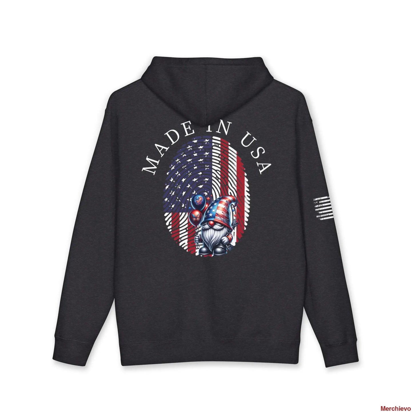 Patriot American Woman Hoodie | Patriotic Graphic Pullover Hoodie Hoodie