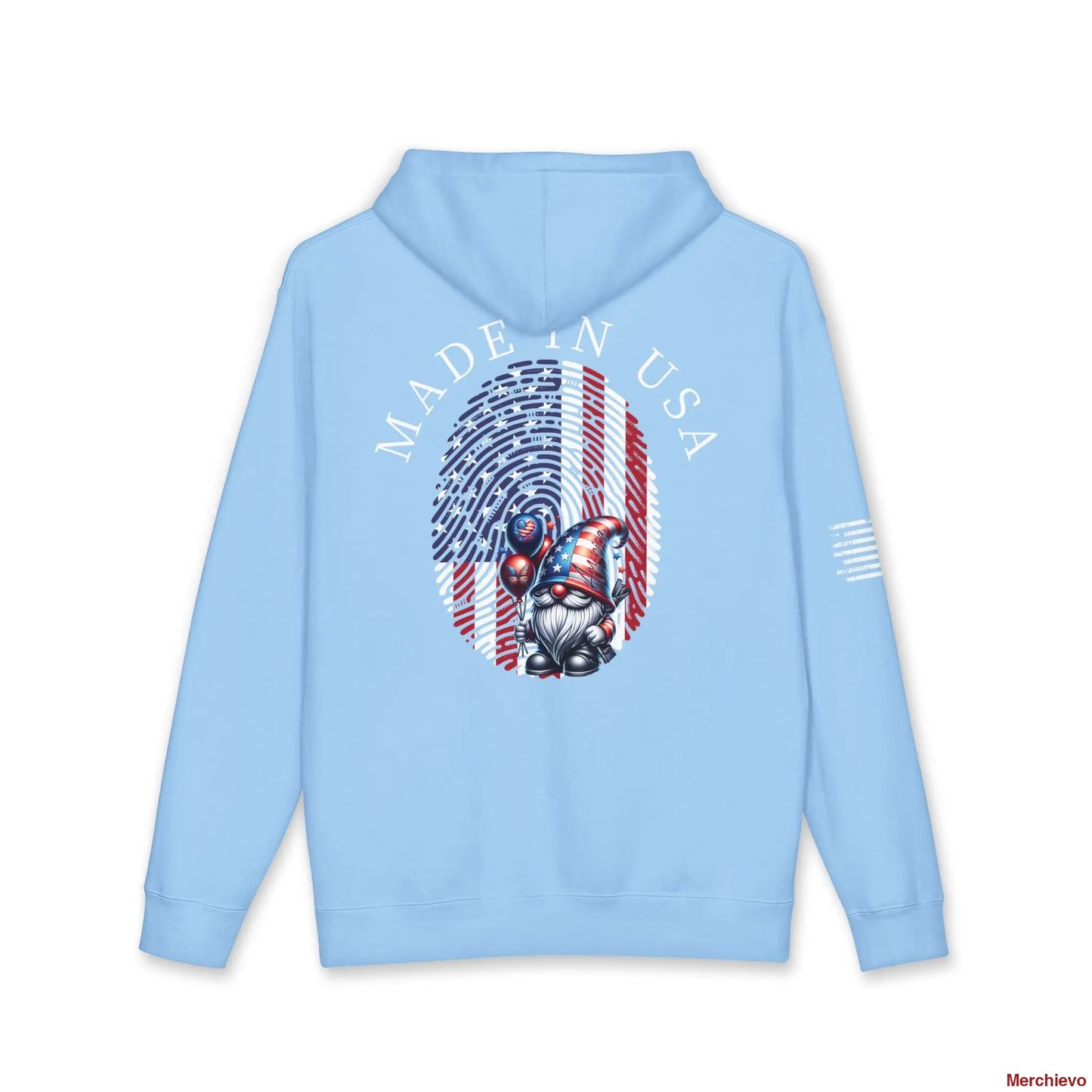 Patriot American Woman Hoodie | Patriotic Graphic Pullover Hoodie Hoodie