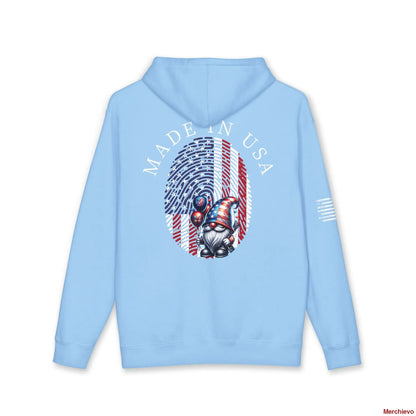 Patriot American Woman Hoodie | Patriotic Graphic Pullover Hoodie Hoodie