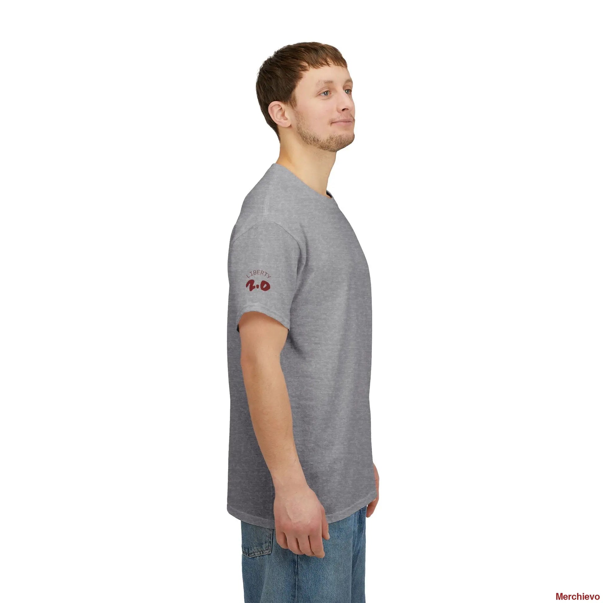 Reloaded 2.0 - Light Wash Heritage Eagle Heavyweight T-Shirt T-Shirt