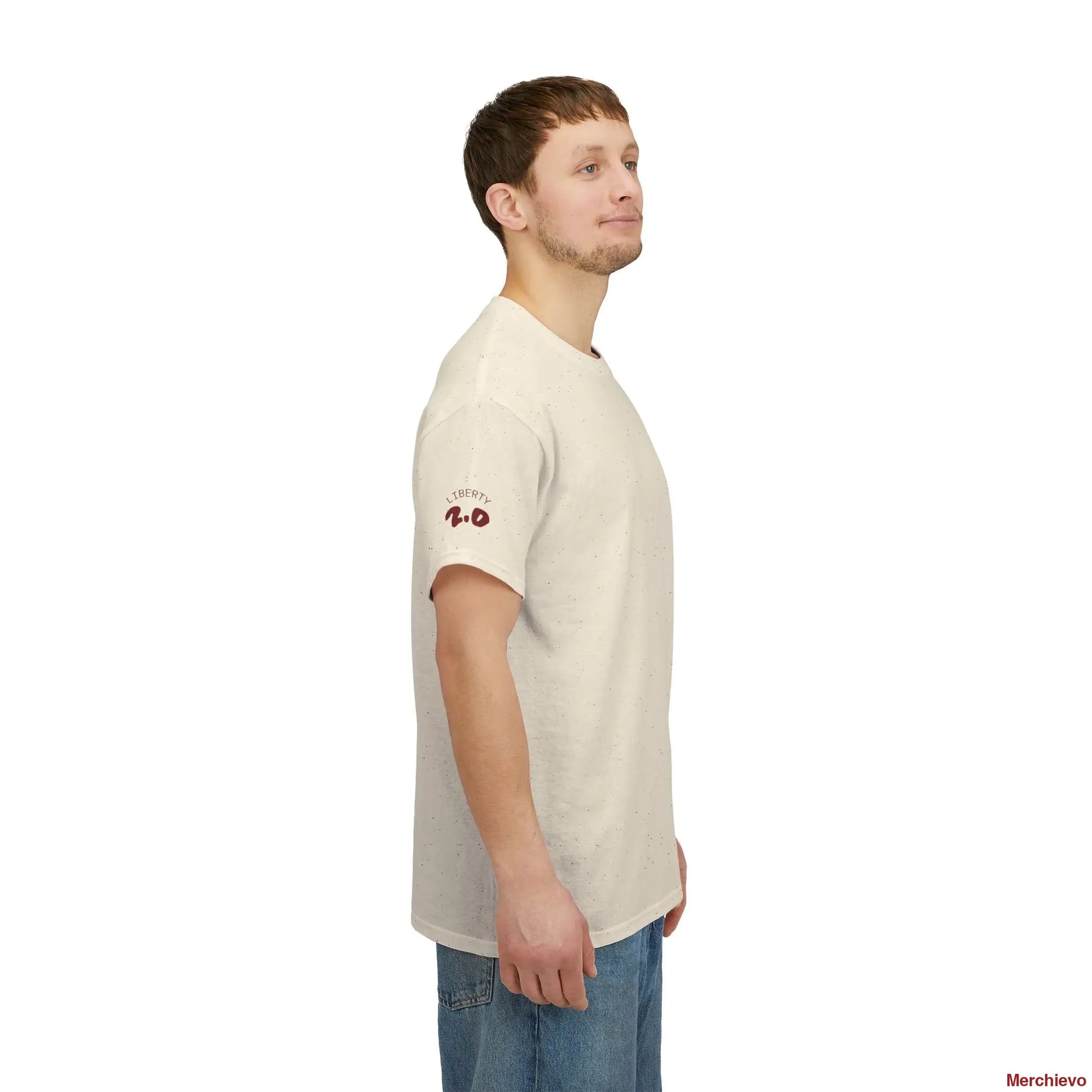 Reloaded 2.0 - Light Wash Heritage Eagle Heavyweight T-Shirt T-Shirt