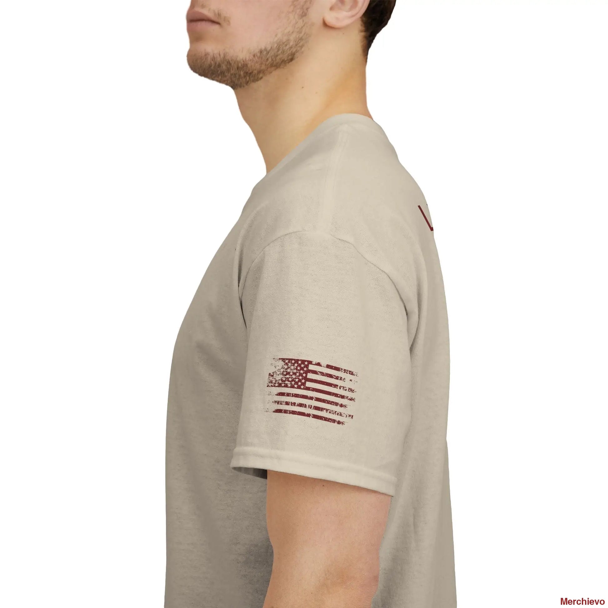 Reloaded 2.0 - Light Wash Heritage Eagle Heavyweight T-Shirt T-Shirt