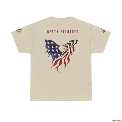 Reloaded 2.0 - Light Wash Heritage Eagle Heavyweight T-Shirt T-Shirt