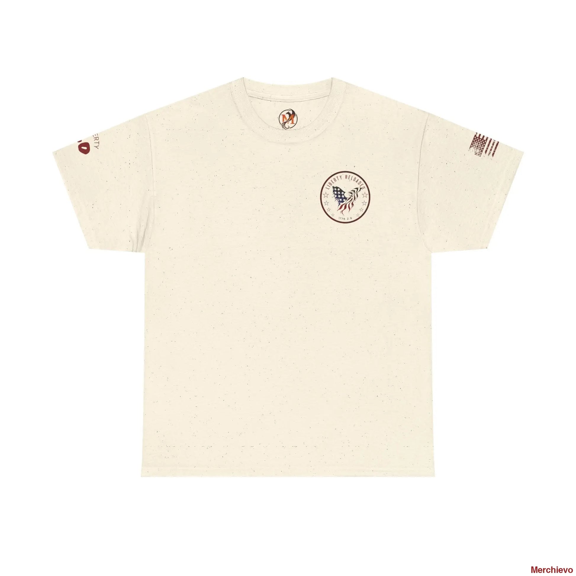 Reloaded 2.0 - Light Wash Heritage Eagle Heavyweight T-Shirt T-Shirt