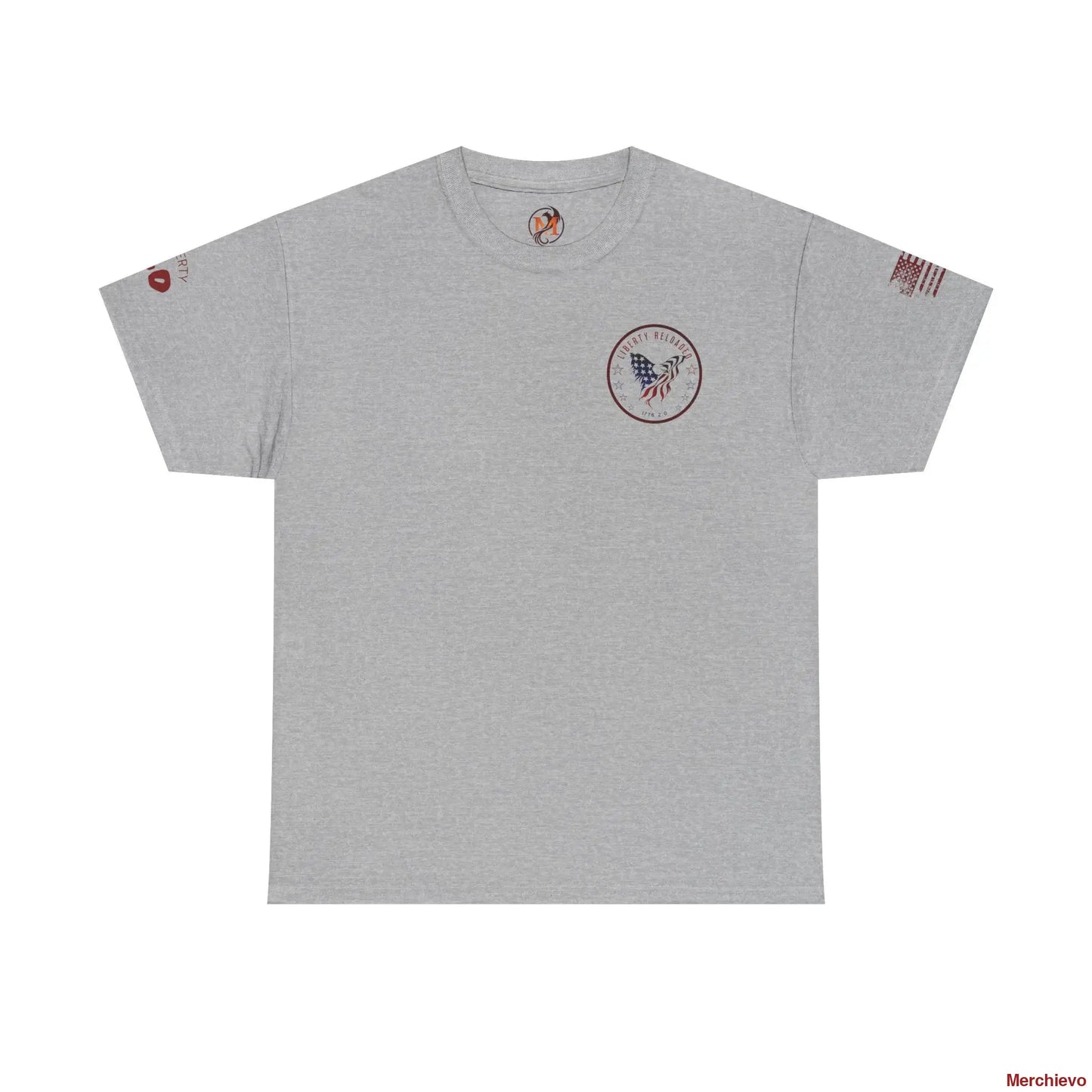 Reloaded 2.0 - Light Wash Heritage Eagle Heavyweight T-Shirt T-Shirt